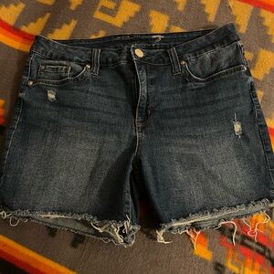 Denim Distressed Women's Shorts